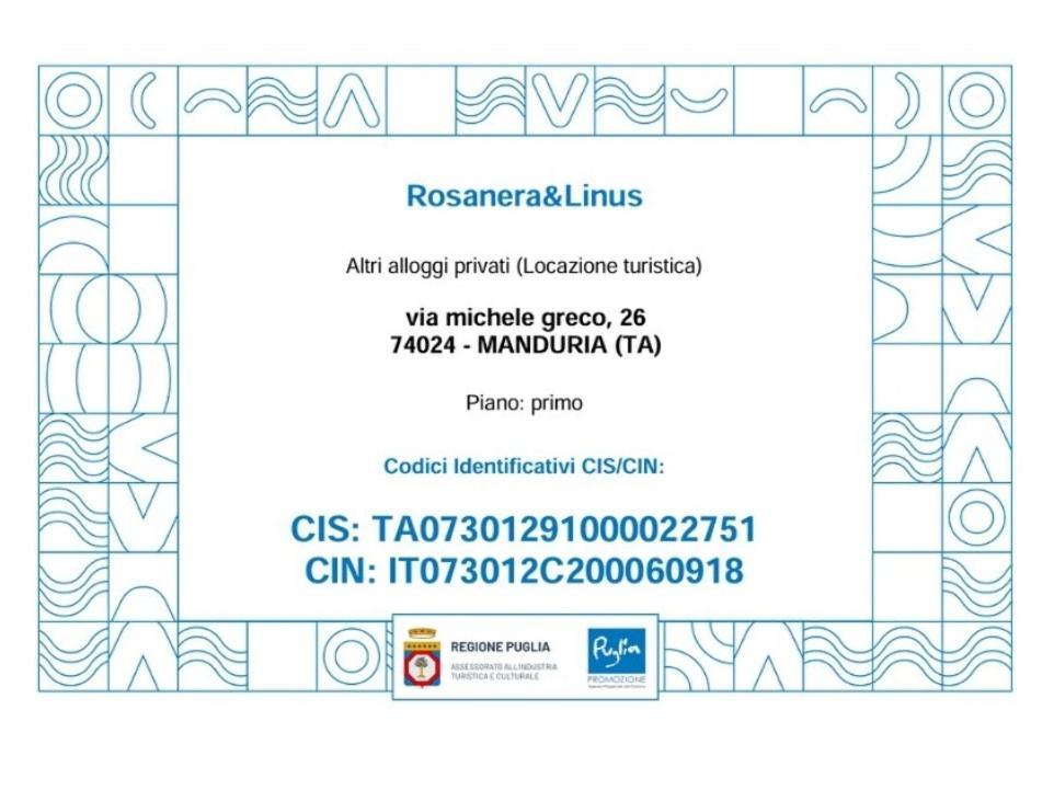 Rosanera&Linus Villa Manduria Dış mekan fotoğraf